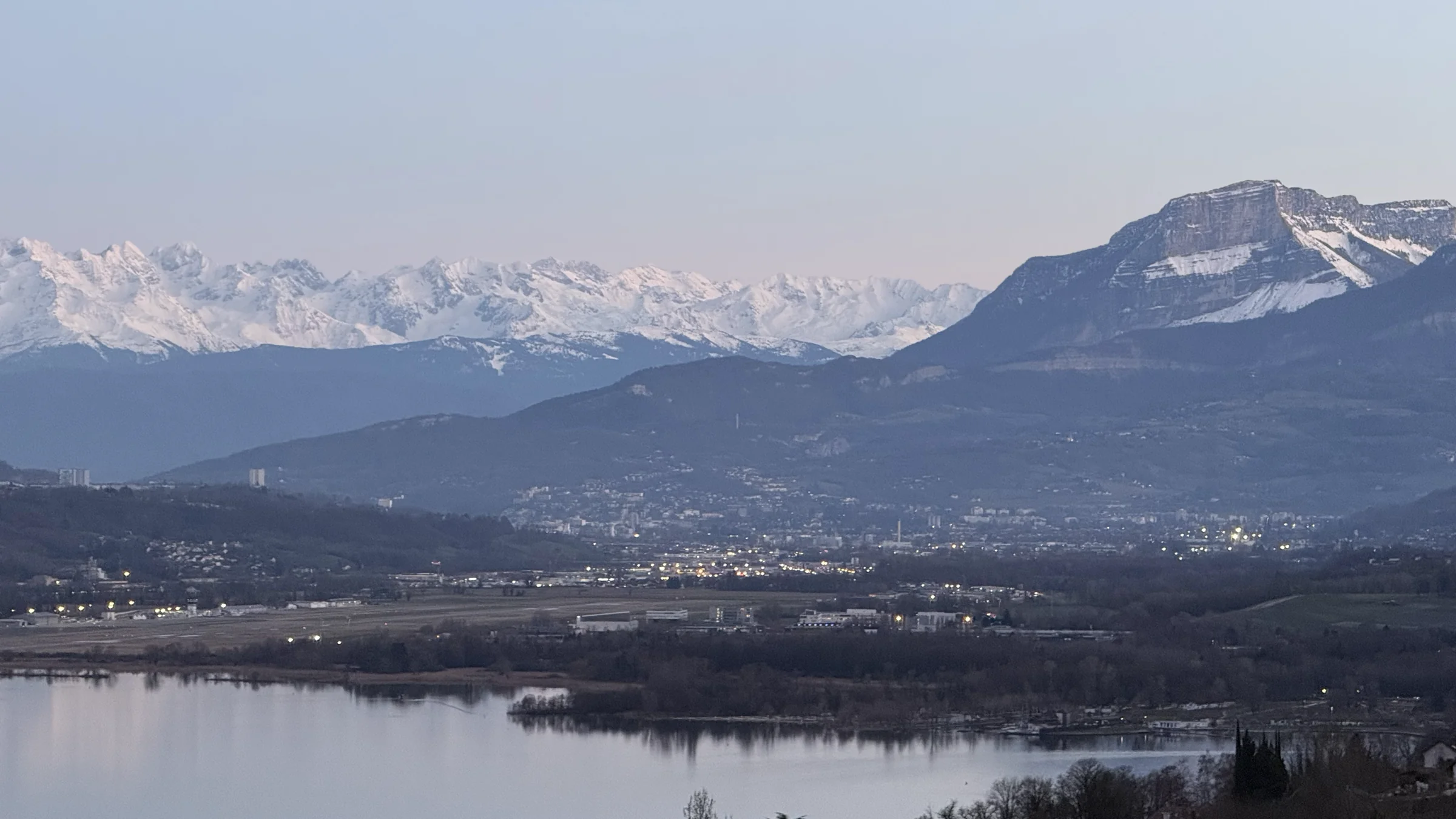 Photographie prise à Bourdeau, rive ouest du lac du Bourget (2)